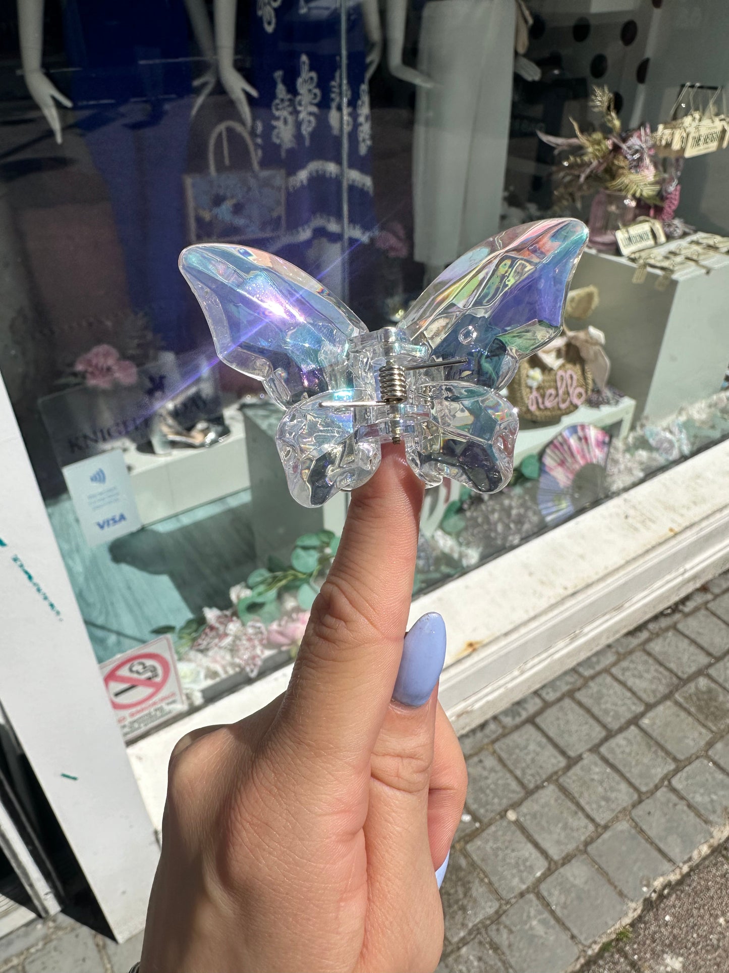 DMB Crystal Butterfly Clip