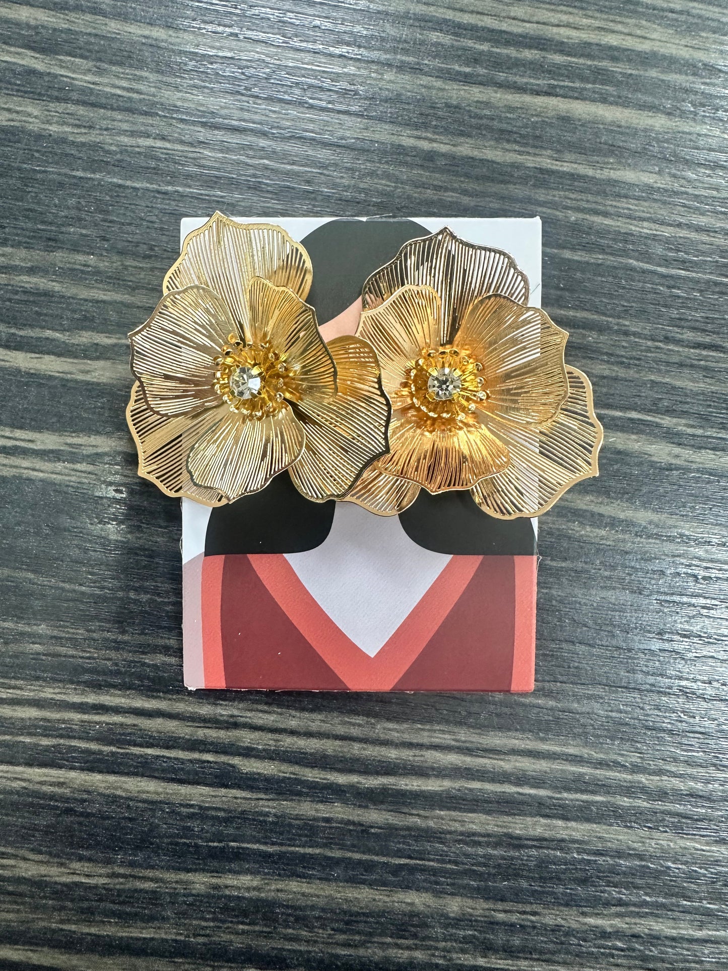 DMB 3D Flower Earrings