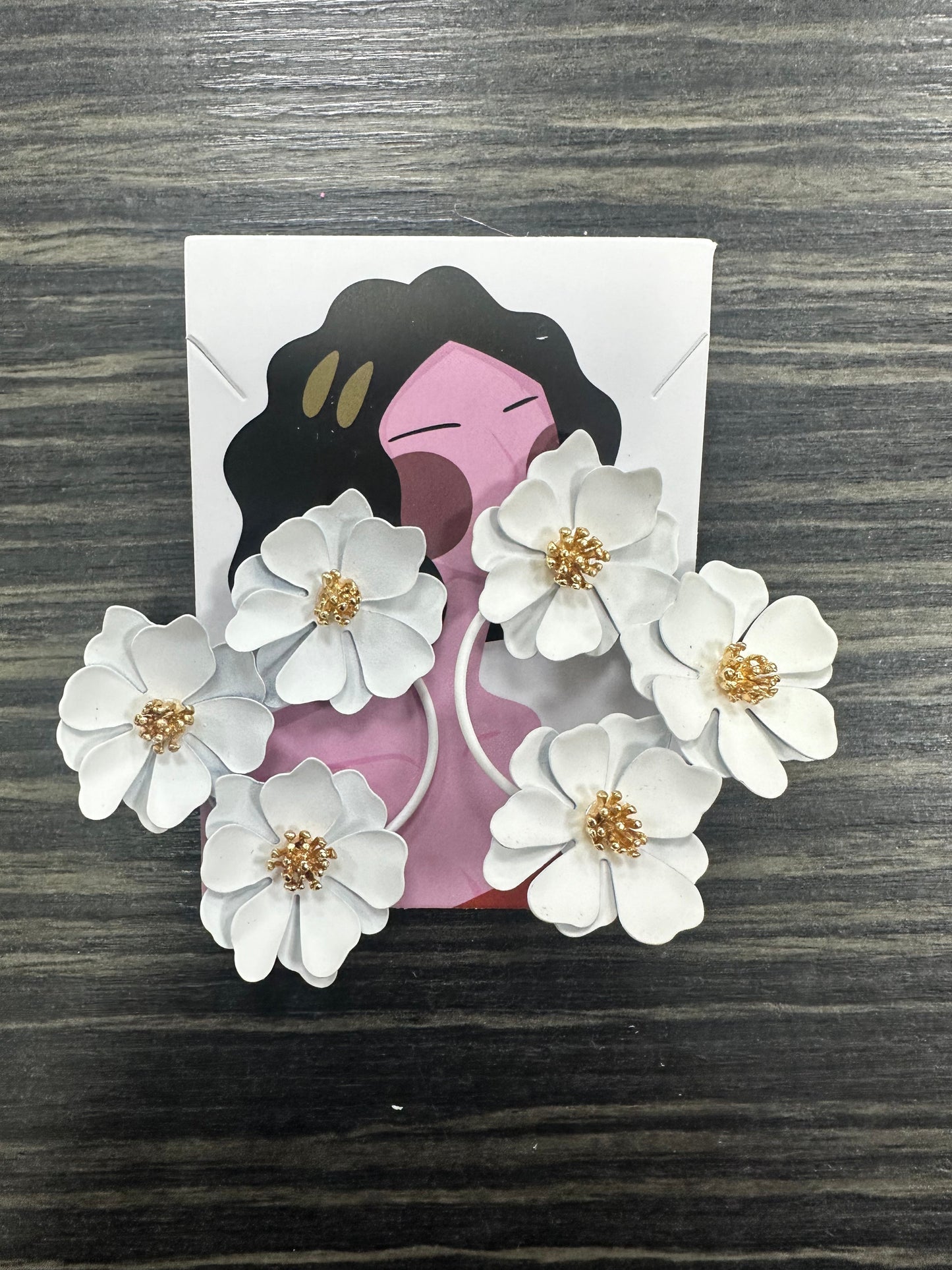 DMB Flower Hoop Earrings