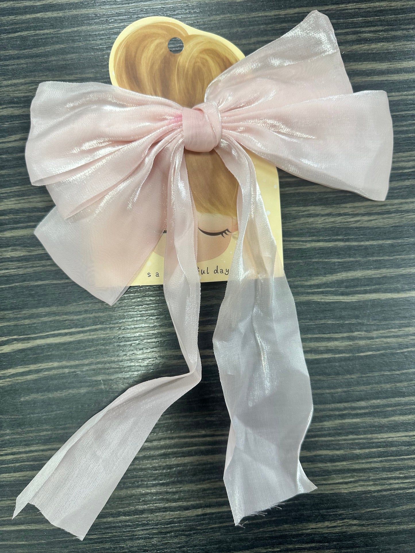 DMB Organza Bow Clip