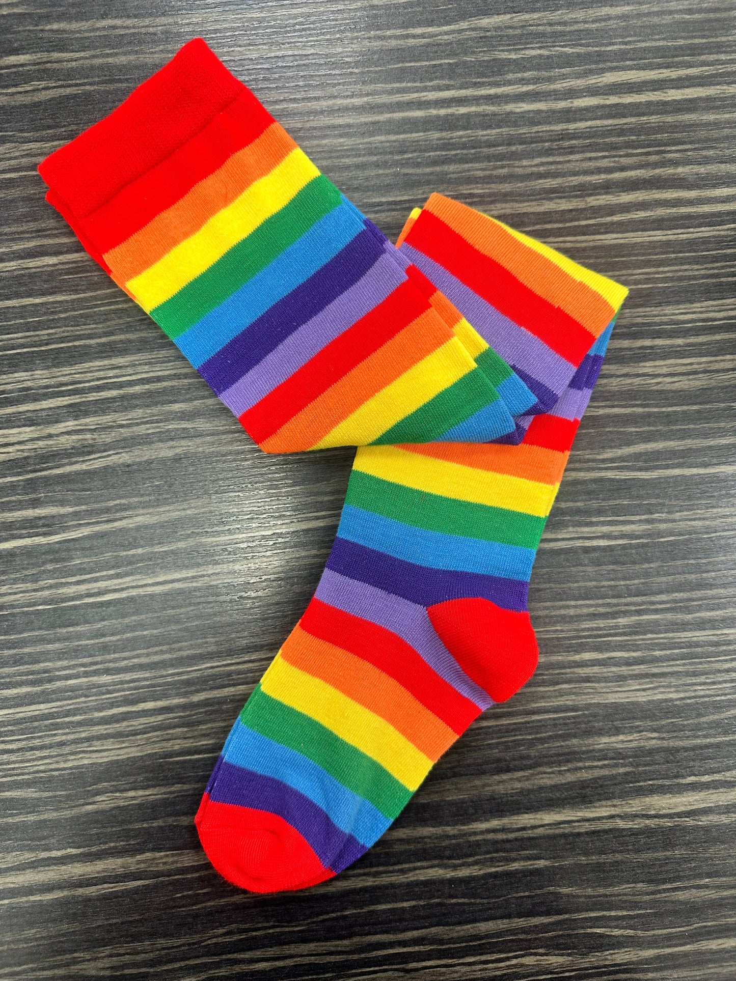 DMB Rainbow Over-Knee Socks