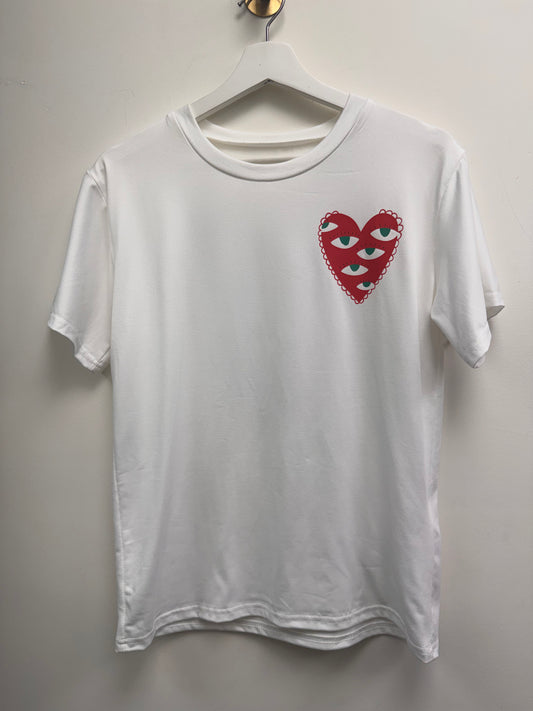 DMB Heart Eye Tee White