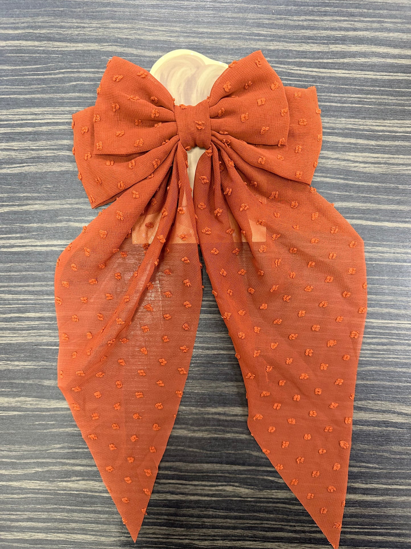 DMB Textured Dotty Hair Bow