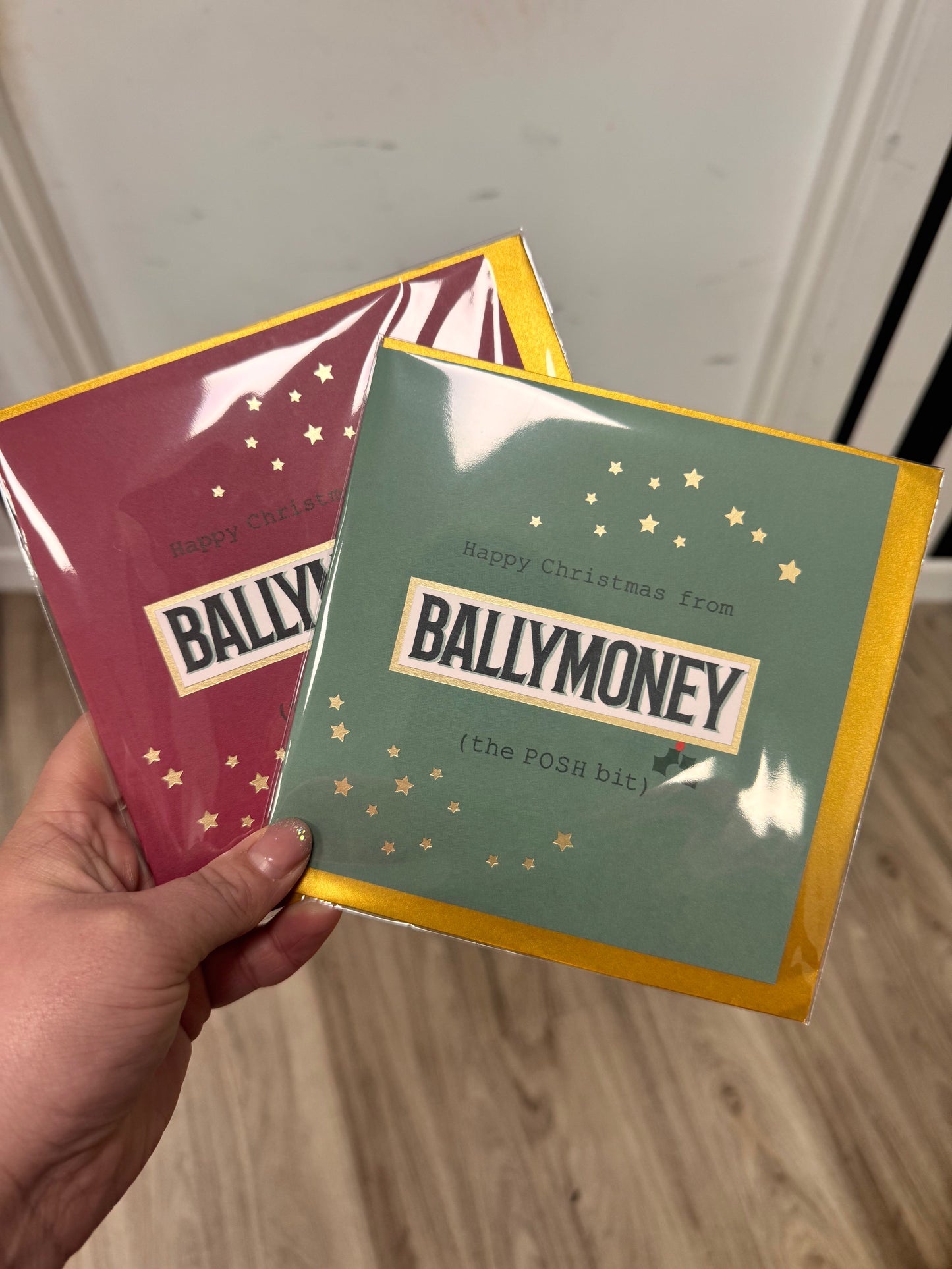 DMB Posh Bit Christmas Card Ballymoney