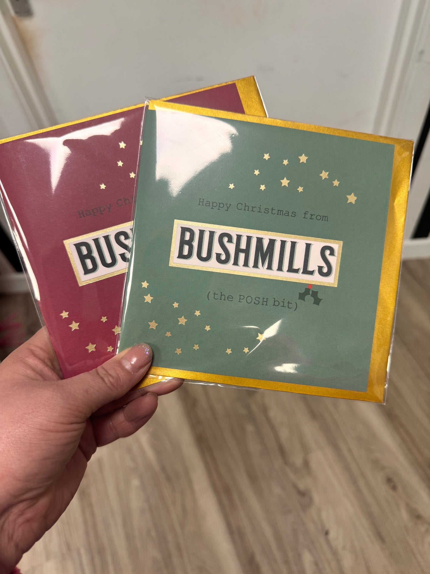 DMB Posh Bit Christmas Card Bushmills