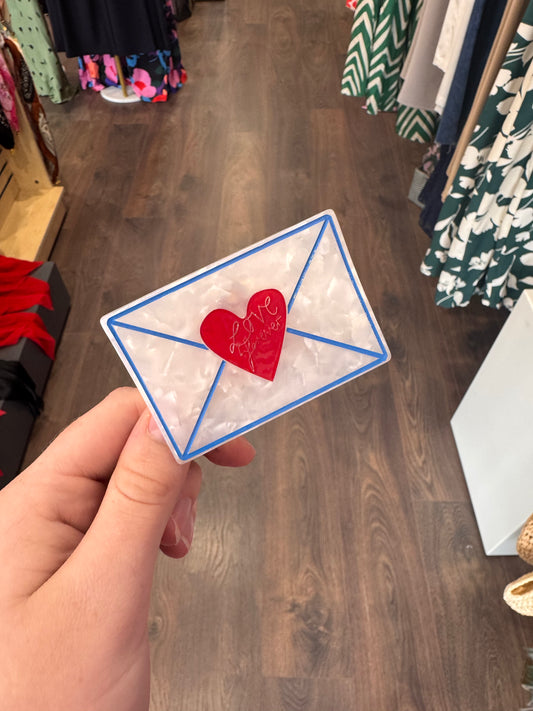 Love Letter Claw Clip