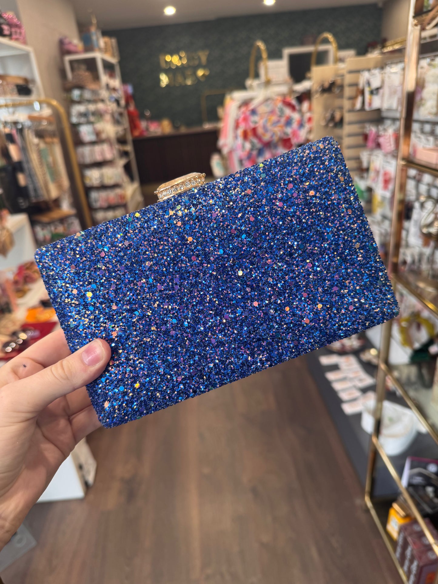 Razzle Dazzle Glitter Clutch Purse