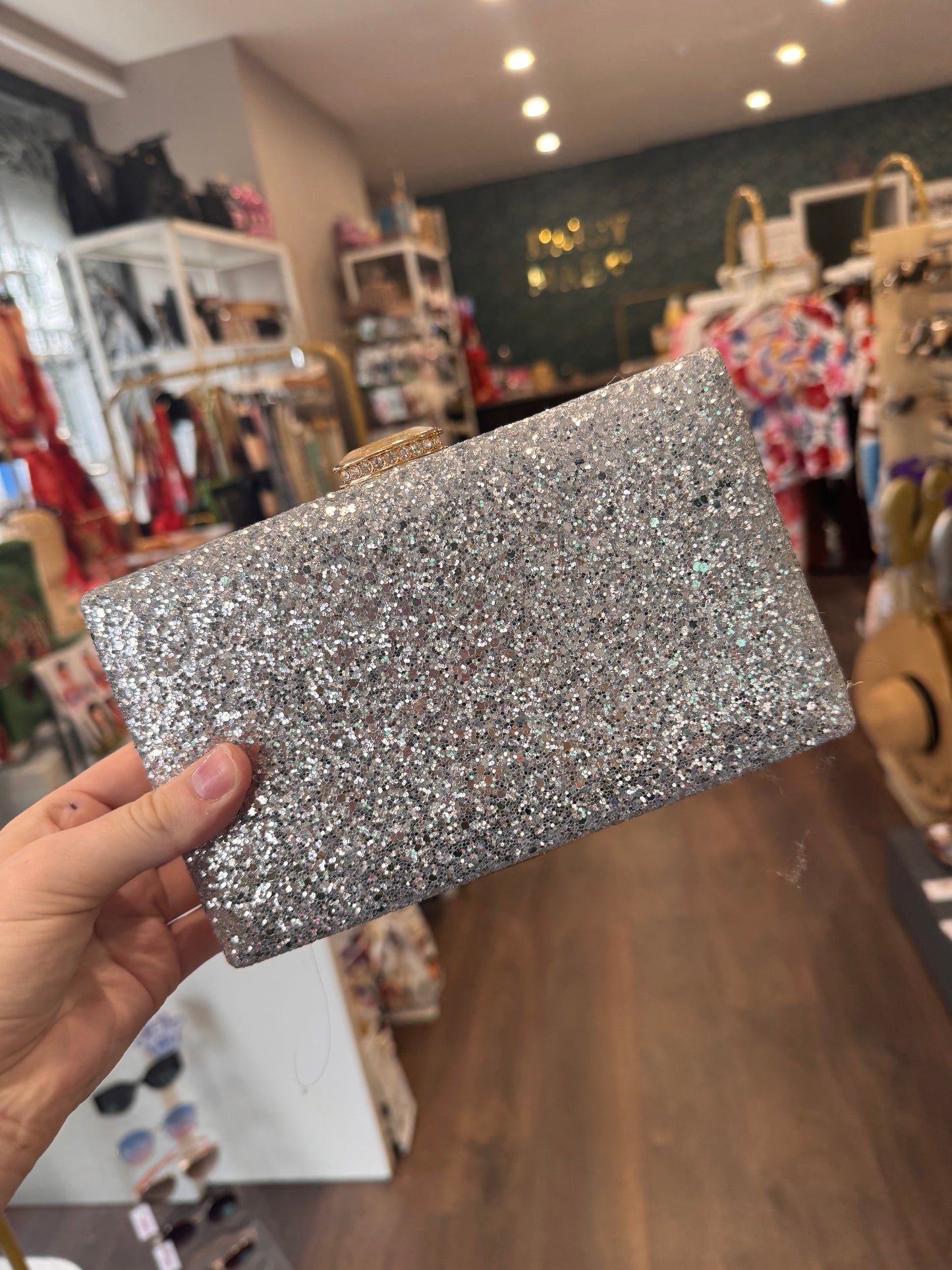 Razzle Dazzle Glitter Clutch Purse