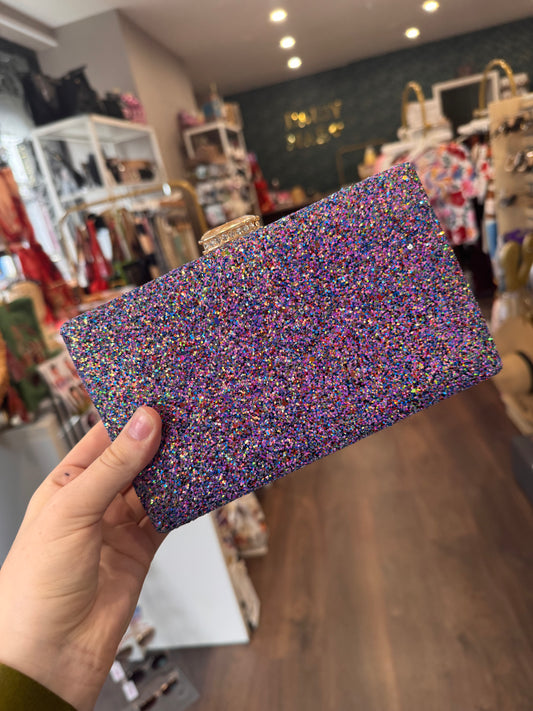Razzle Dazzle Glitter Clutch Purse