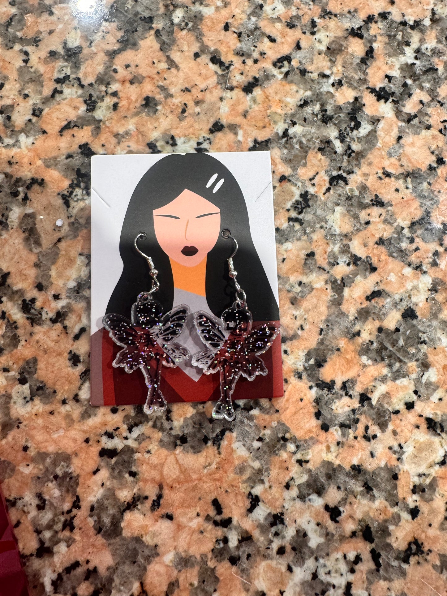 DMB Skeleton Butterfly Earrings