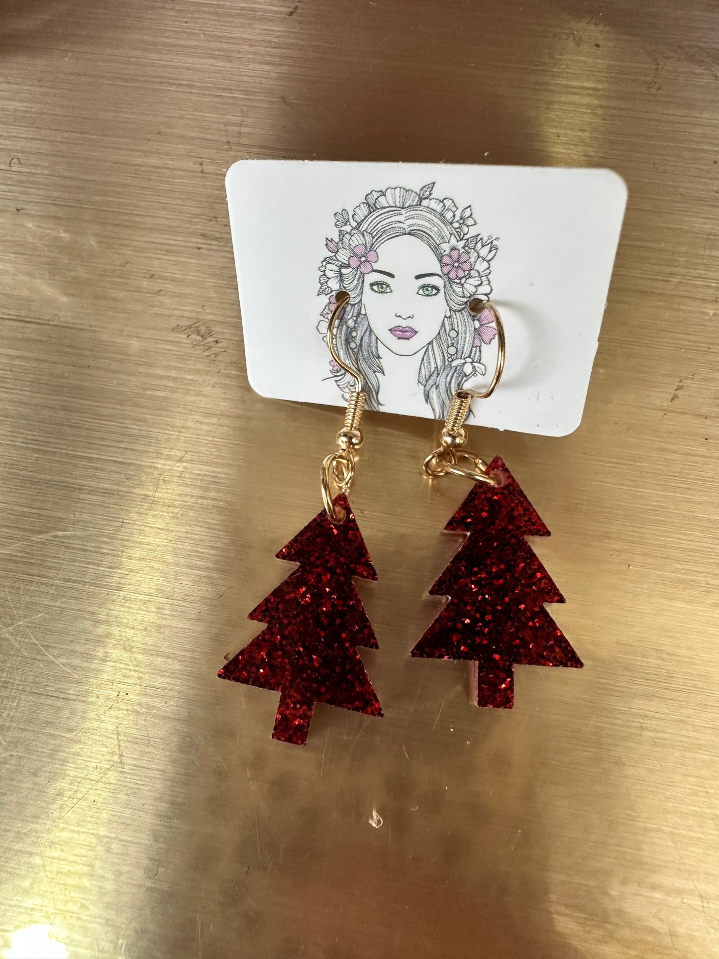 DMB Mini Christmas Tree Earrings