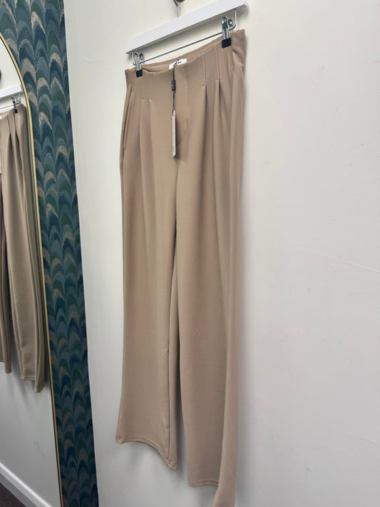 Amber Tailored Trousers Beige