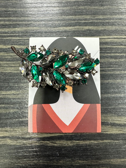 DMB Jewelled Leaf Brooch