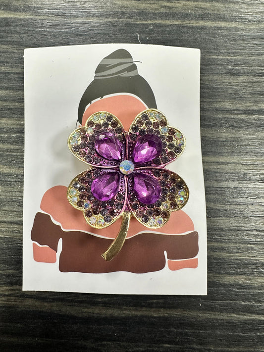DMB Jewelled Pansy Brooch