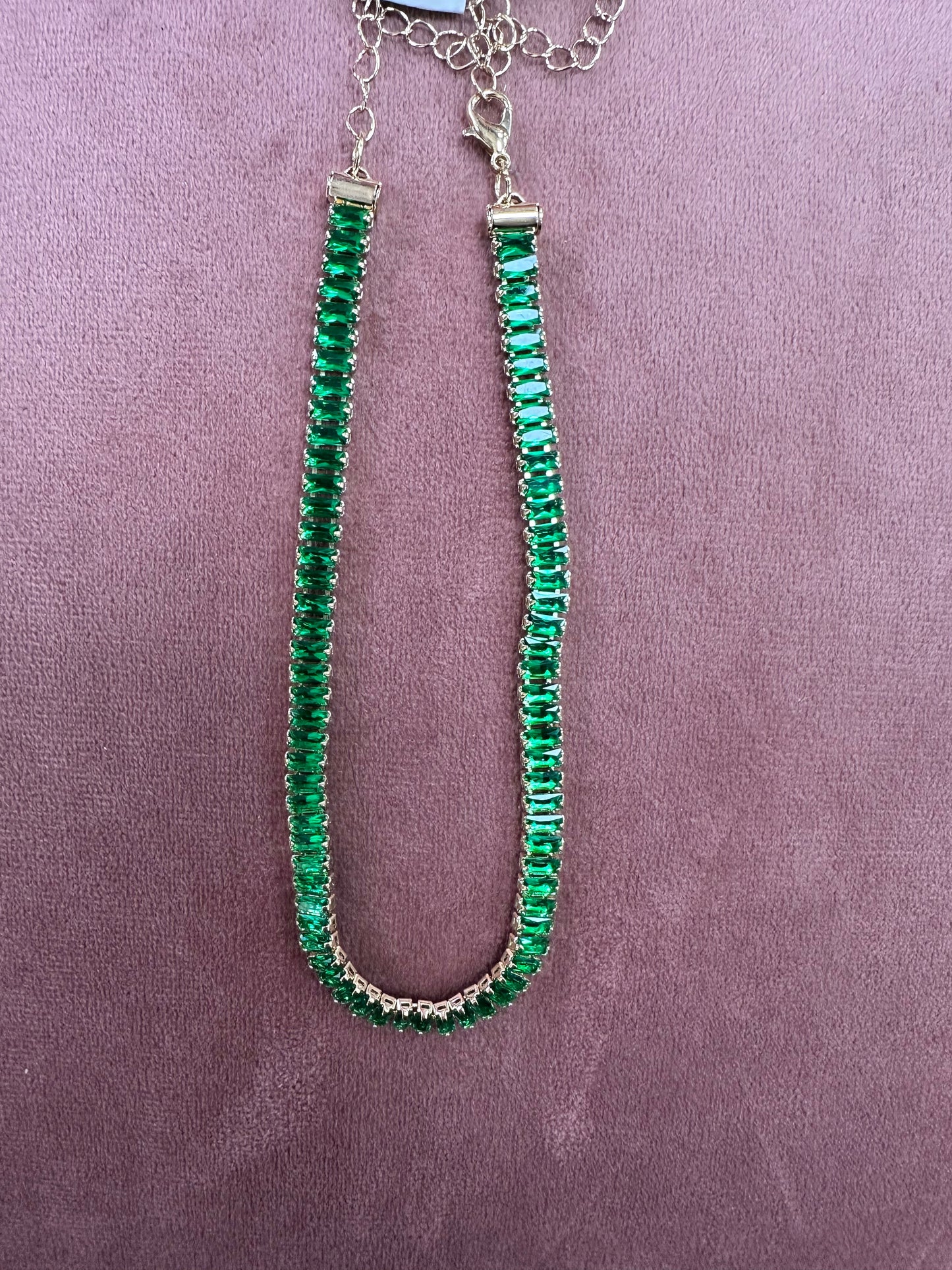 DMB Baguette Jewel Gold Necklace