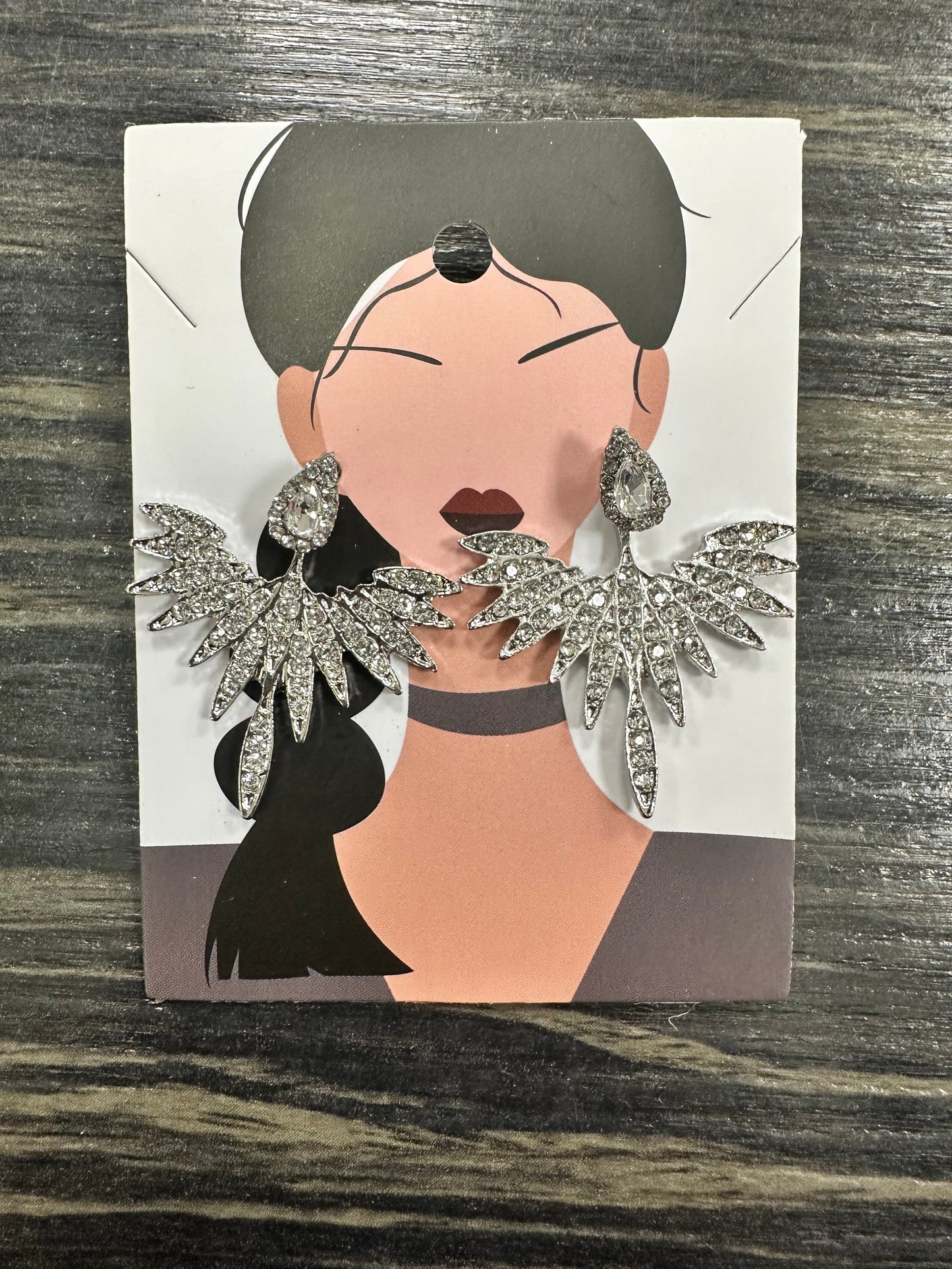 DMB Diamanté Wing Earrings