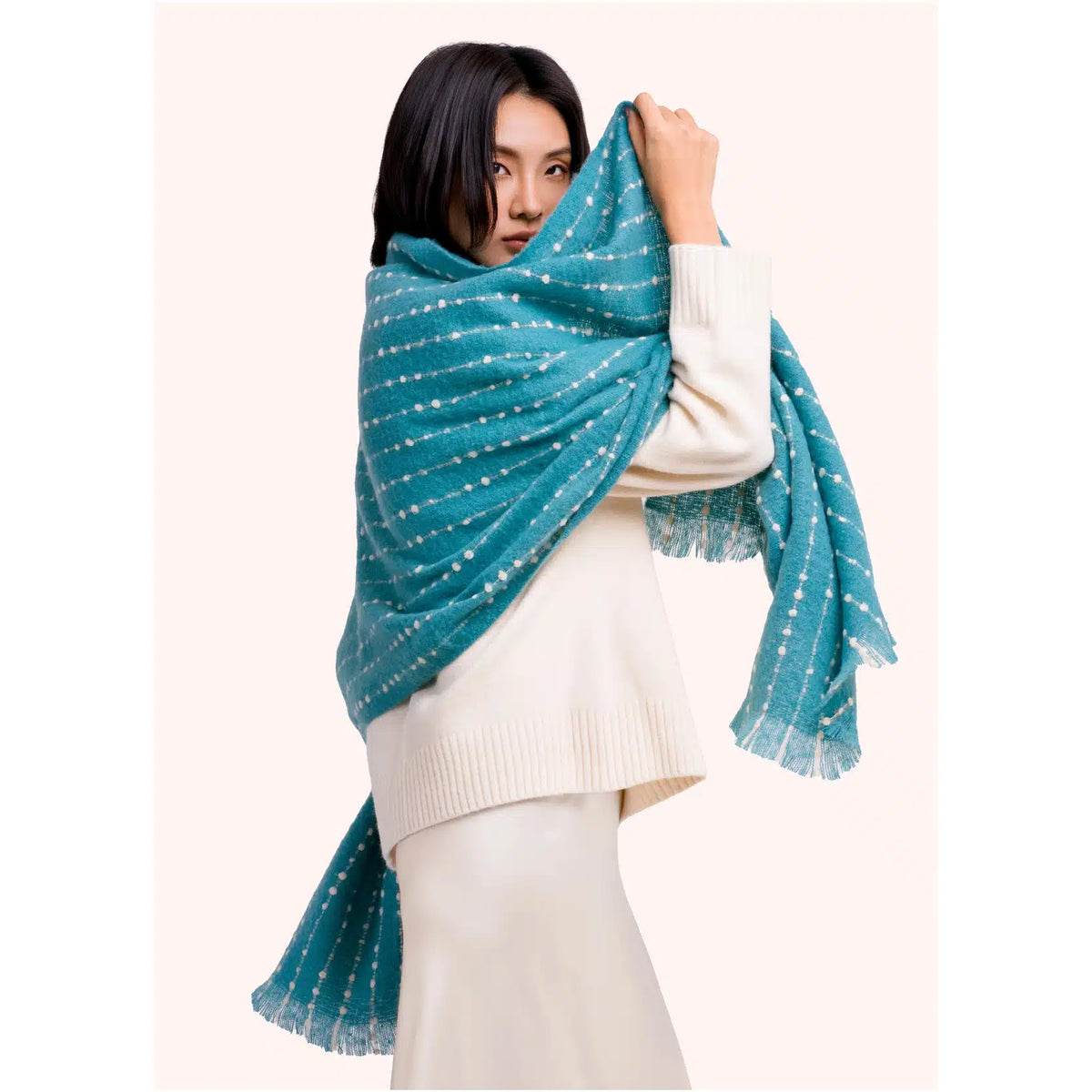Powder Dakota Cosy Scarf, Teal