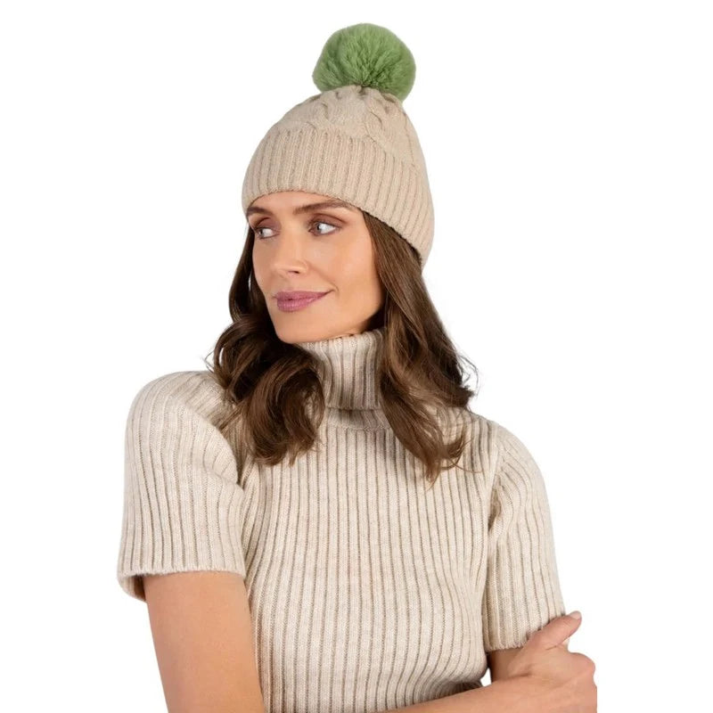 Powder Elise Hat - Cream & Sage