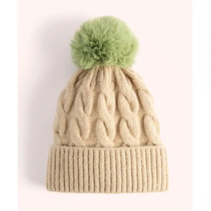 Powder Elise Hat - Cream & Sage