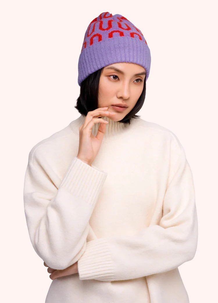 Powder Luna Beanie, Lilac