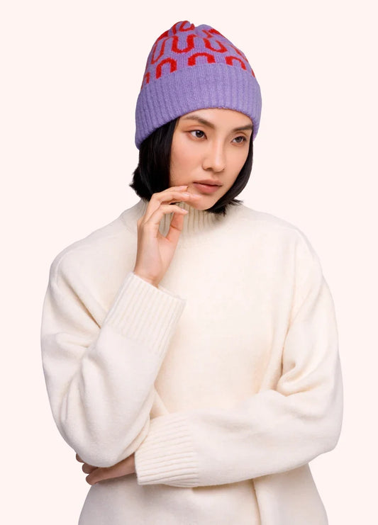 Powder Luna Beanie, Lilac