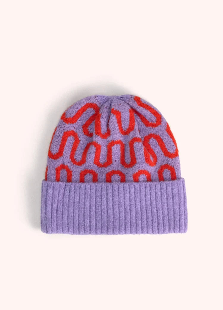 Powder Luna Beanie, Lilac