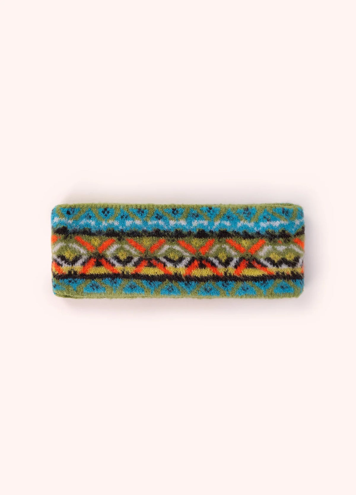 POWDER FAIR ISLE HEADBAND - TEAL