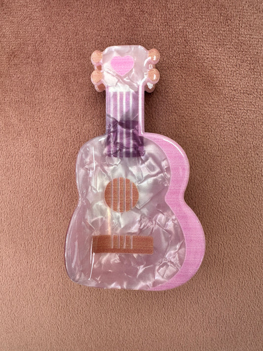 DMB Pink Guitar Claw Clip