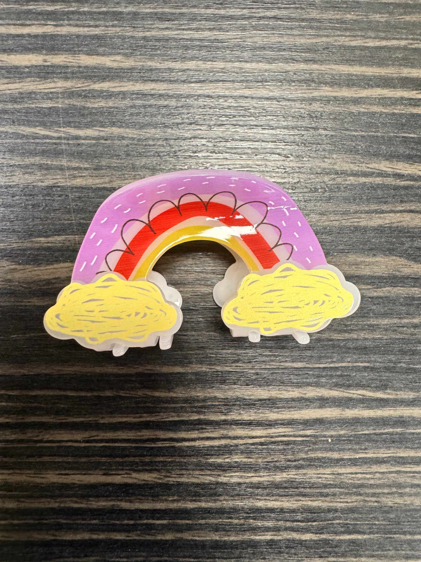 DMB Large Rainbow Claw Hair Clip