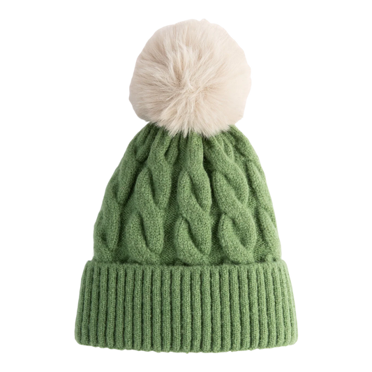 Powder ELISE HAT - SAGE & CREAM