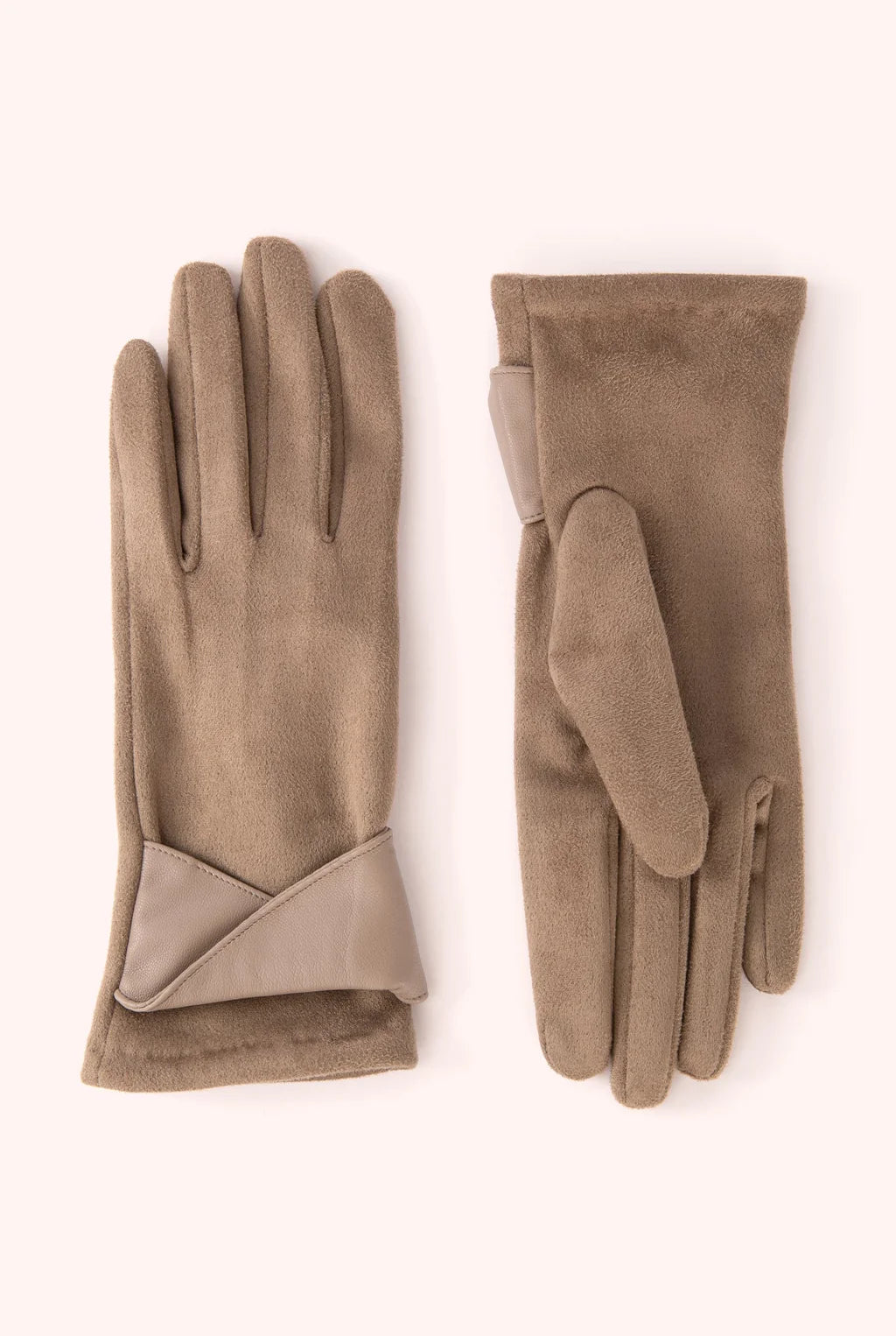 Powder MEREDITH GLOVES - TAUPE