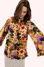 Powder VELVET JACKET - CREAM POSY