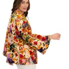 Powder VELVET JACKET - CREAM POSY