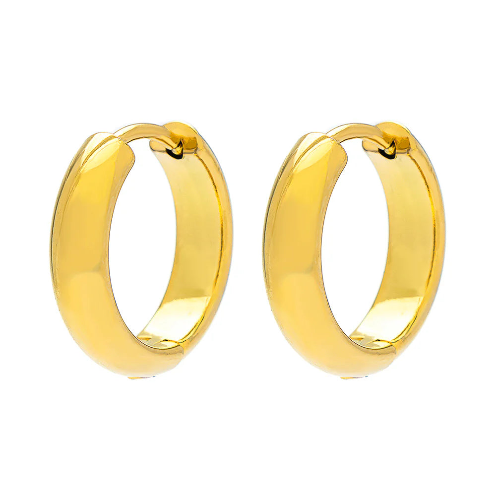 Knight & Day T133EMS Palmer Medium Gold Hoops