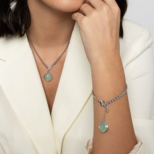 Knight and Day Turquoise Drop Bracelet T192BJO