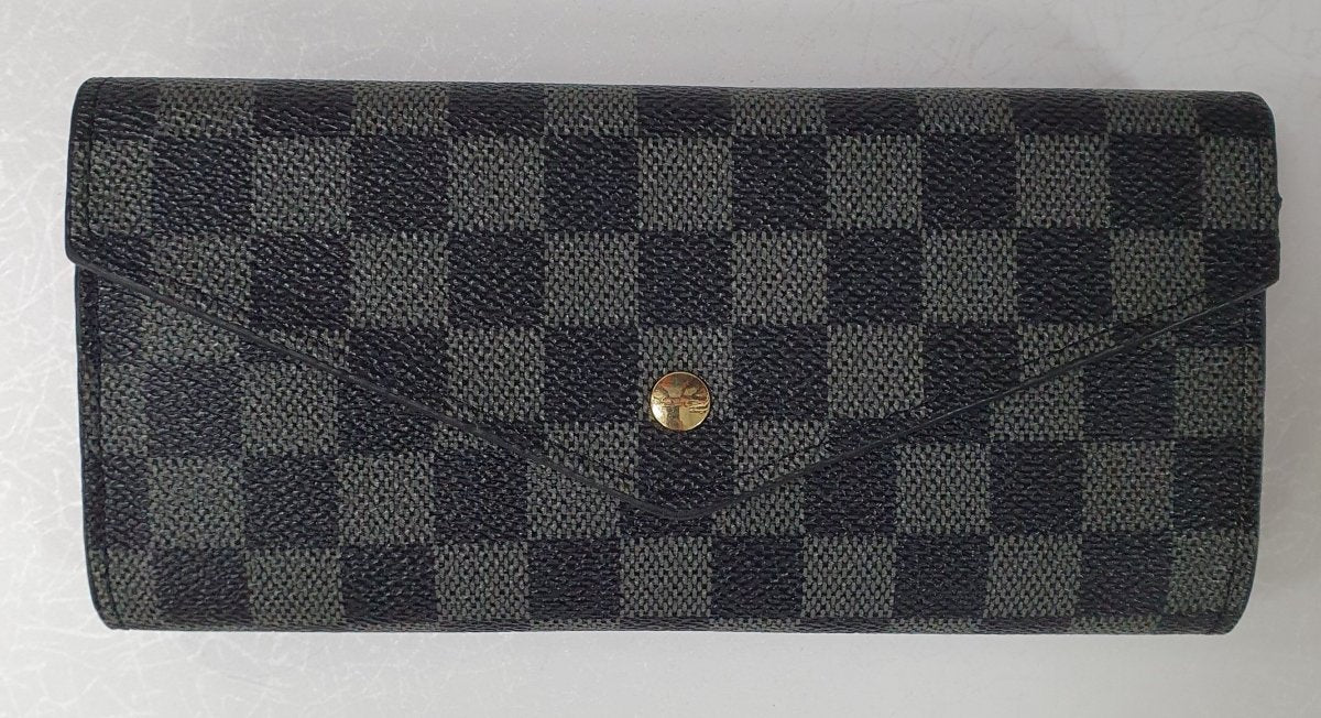 Black Checked Purse - Daisy Mae Boutique