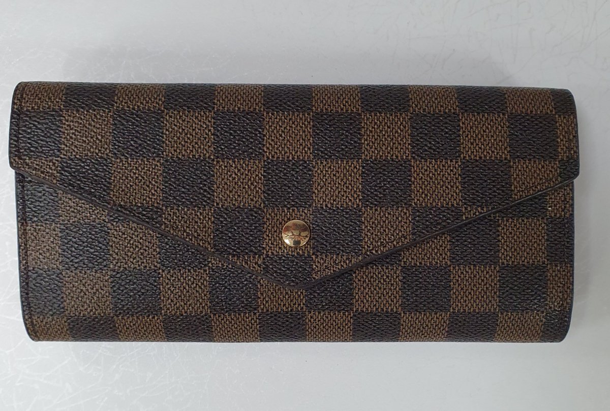 Brown Checked Purse - Daisy Mae Boutique
