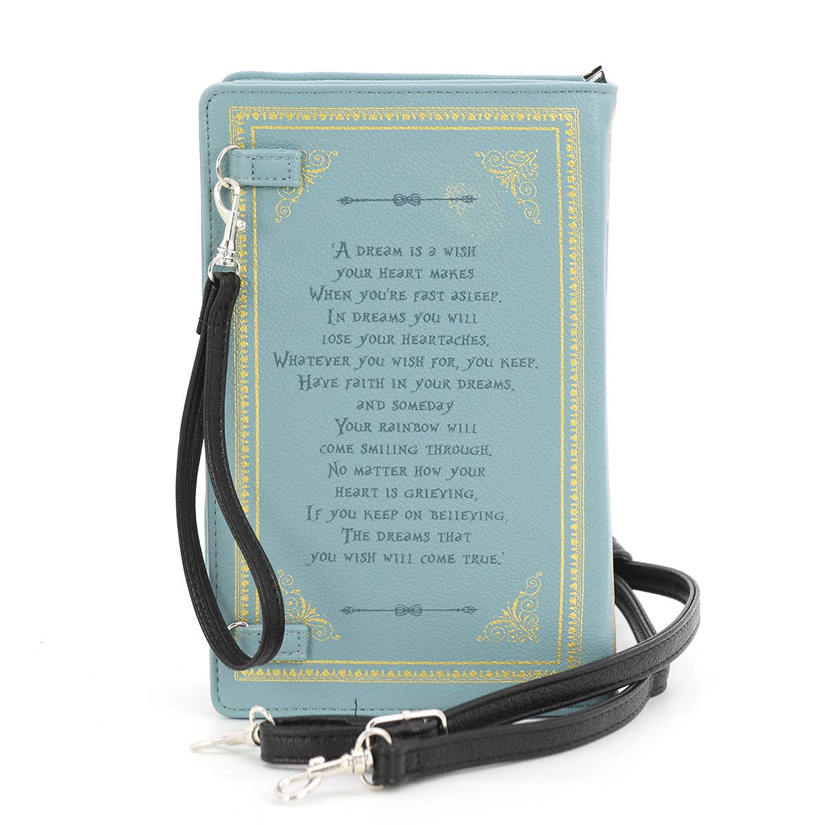 Cinderella Book Clutch Bag in Vinyl - Daisy Mae Boutique