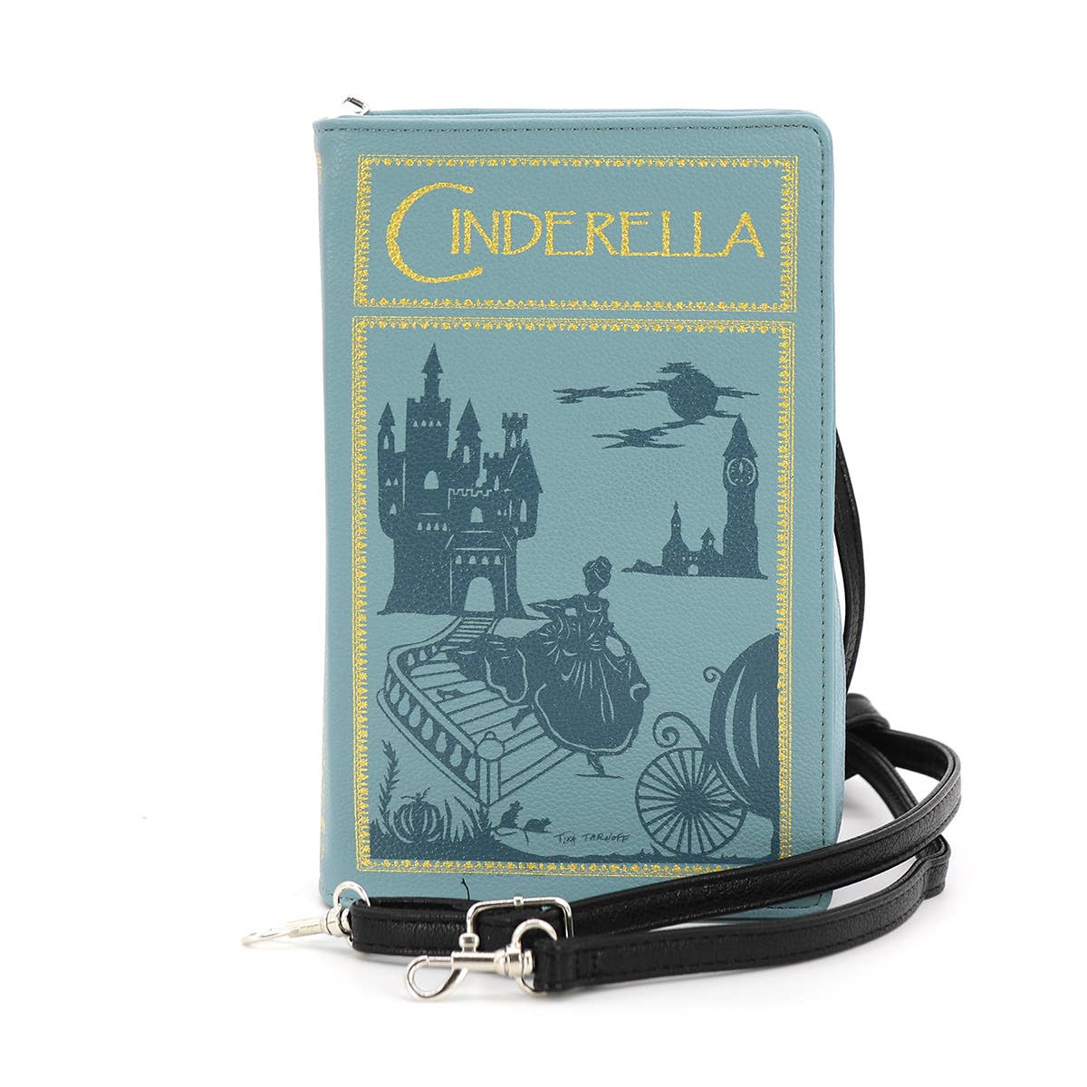 Cinderella Book Clutch Bag in Vinyl - Daisy Mae Boutique