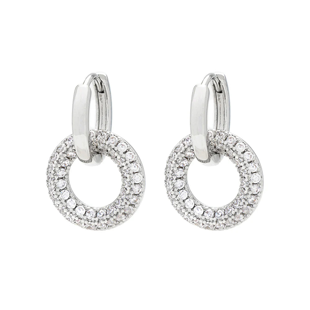 Knight and Day Interlinking Circles Earrings T135EMS