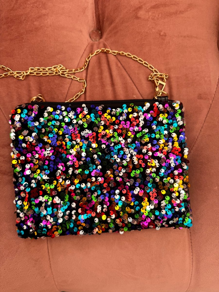DMB Sequin Cross Body / Clutch Bag - Daisy Mae Boutique