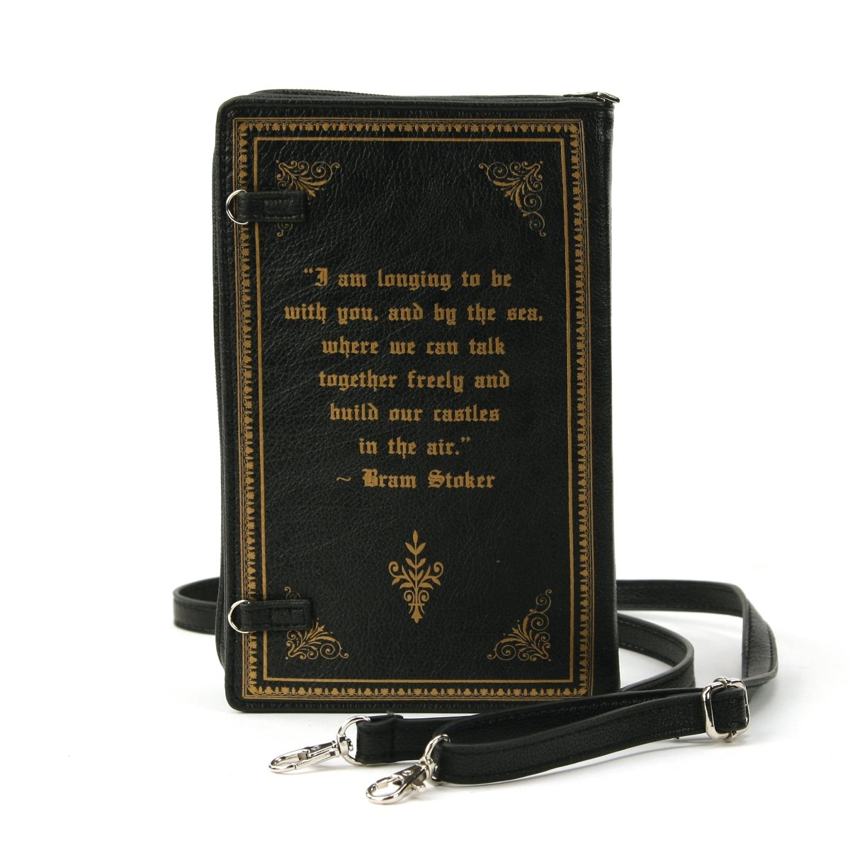Dracula Book Cross Body Bag in Vinyl PRE ORDER - Daisy Mae Boutique