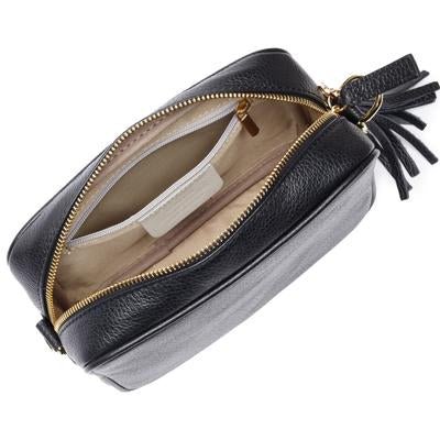 Elie Beaumont Black Crossbody - Daisy Mae Boutique