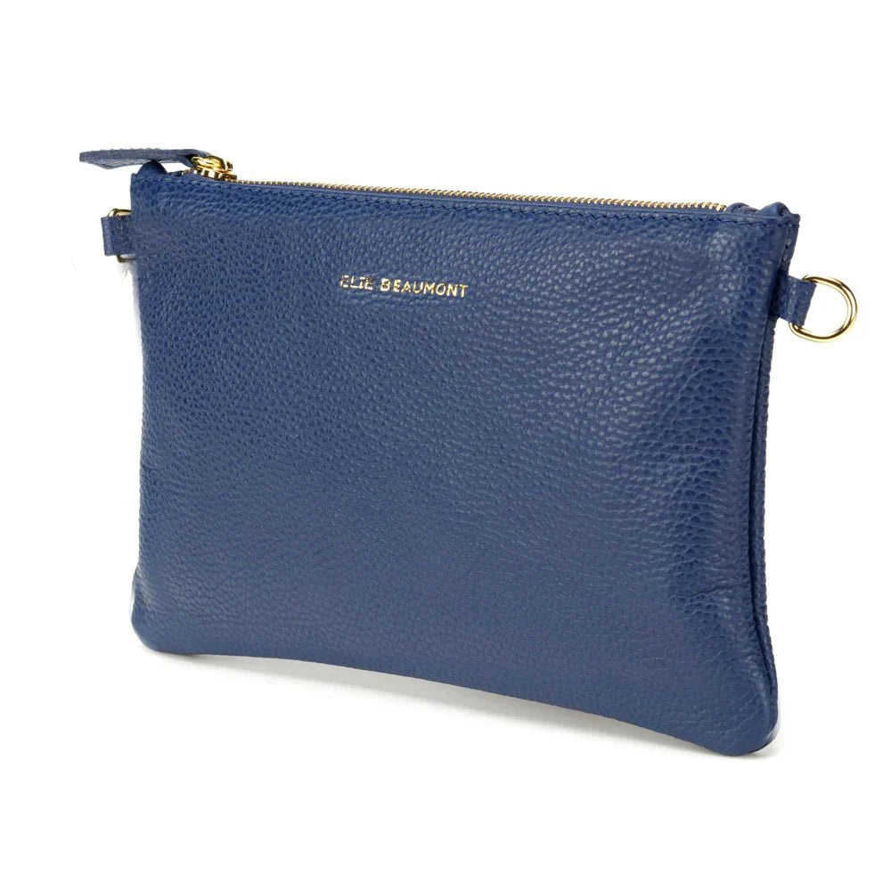 Elie Beaumont Pouch Bag Navy - Daisy Mae Boutique