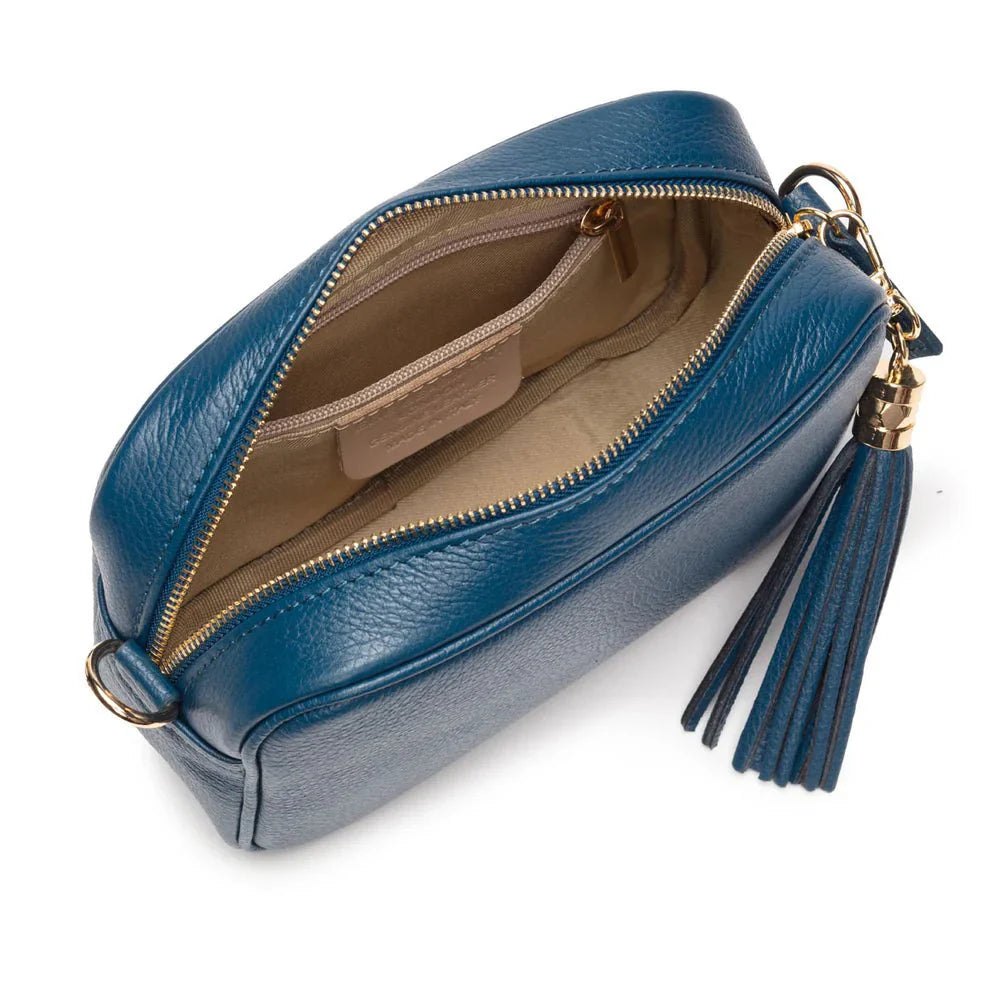 Elie Beaumont Teal Crossbody - Daisy Mae Boutique