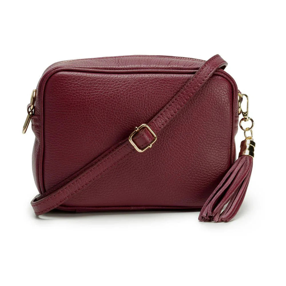 Elie Beaumont Wine Crossbody - Daisy Mae Boutique