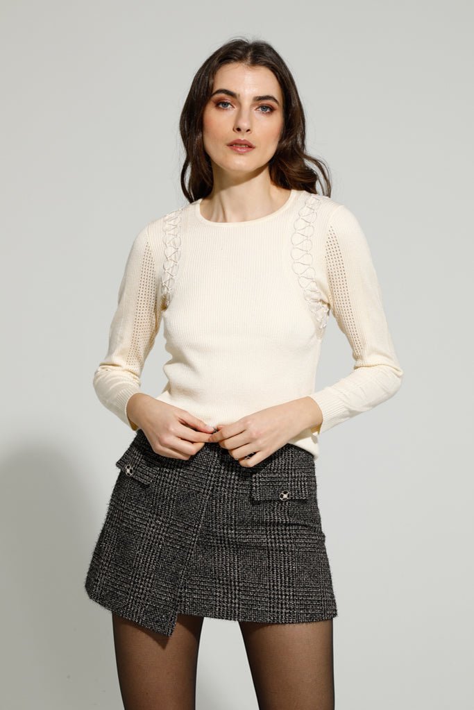 Goa Goa Babuyanes Tweed Skirt - Daisy Mae Boutique