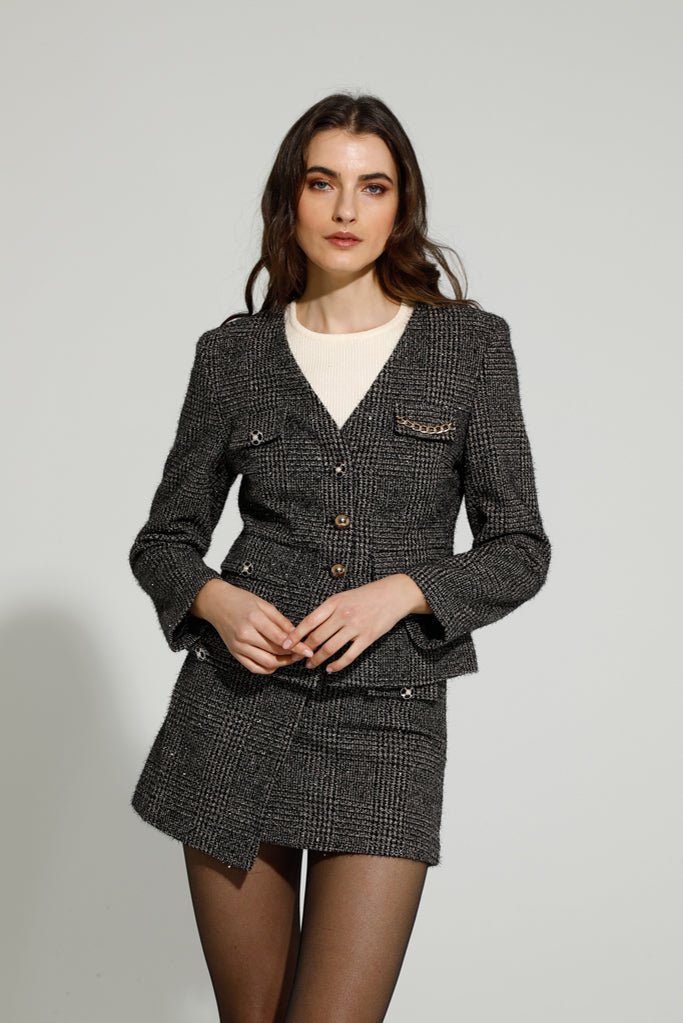 Goa Goa Babuyanes Tweed Skirt - Daisy Mae Boutique