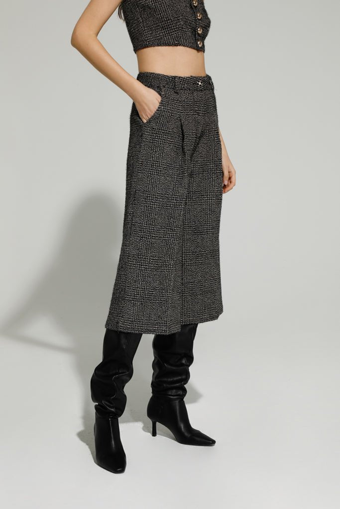 Goa Goa Pulitzer Tweed Culottes - Daisy Mae Boutique