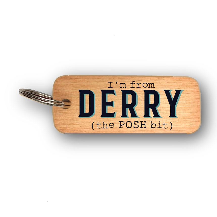 I’m from YOUR CHOICE ‘The Posh Bit’ Keyring - Daisy Mae Boutique